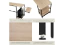 TecTake Schreibtisch Industrial Style Seitenregal Bild 5