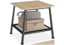 tectake Beistelltisch Bedford 1-St., 1 tlg. Kleiner Beistelltisch Industrie-Design Bild 2