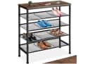 tectake® Schuhregal Industrial Style Ablage und 4 Gitterablagen Bild 3