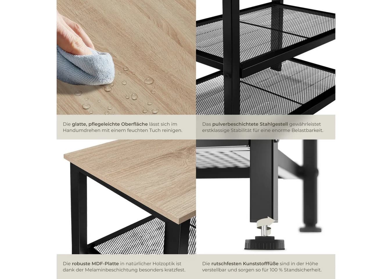TecTake Schuhregal Industrial Style - Bild 5