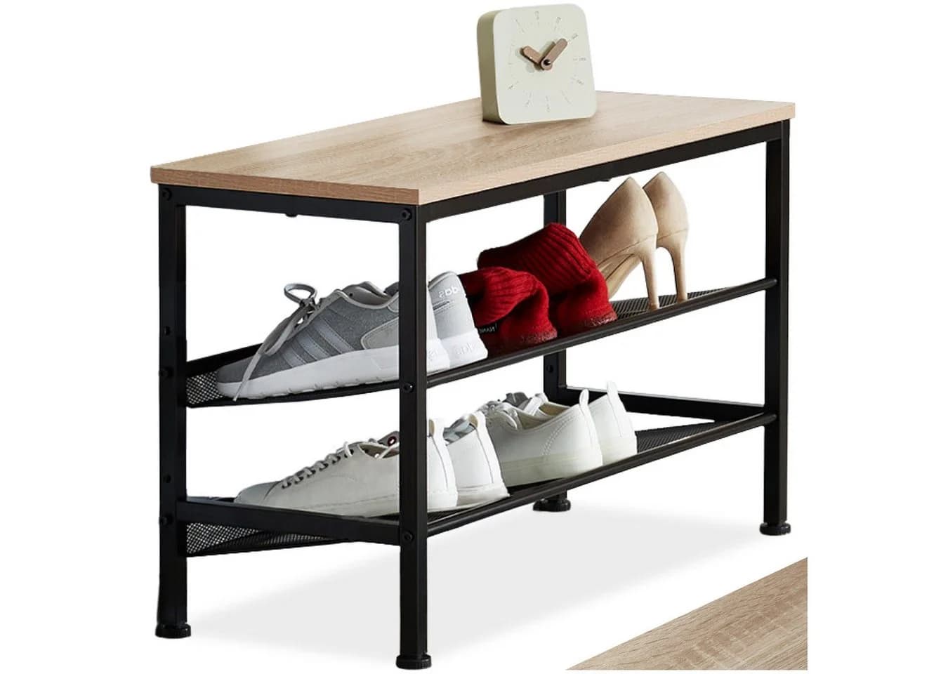 tectake Schuhregal Derry Industrial Style - Bild 2