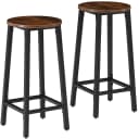 tectake Barhocker Set 2-tlg. Industrial Style Braun/Grau Bild 1