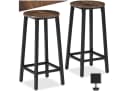 tectake Barhocker Set 2-tlg. Industrial Style Braun/Grau Bild 3