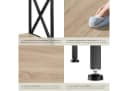 tectake Beistelltisch Carlton Industrie-Chic Braun/Schwarz Bild 4