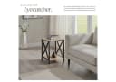 tectake Beistelltisch Carlton Industrie-Chic Braun/Schwarz Bild 5