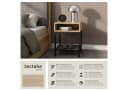 tectake Nachttisch Industrial Style Holz Stahl Bild 1