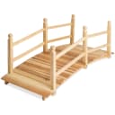 tectake Gartenbrücke aus Holz mit Geländer Bild 1