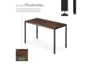 tectake Schreibtisch Vanport Industrial Holz Dunkel Bild 4