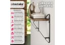 tectake Wandregal Set 2-tlg. Industrial Style Braun Stahl Bild 1