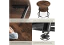 tectake® Beistelltisch Industrial Style Rund mit 2 Ablagen Bild 5