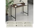 tectake Schreibtisch Jenkins Industrie-Stil Holz Stahl Schwarz Braun Bild 2