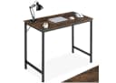 tectake Schreibtisch Jenkins Industrie-Stil Holz Stahl Schwarz Braun Bild 3