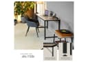 tectake Schreibtisch Jenkins Industrie-Stil Braun/Silber Bild 5