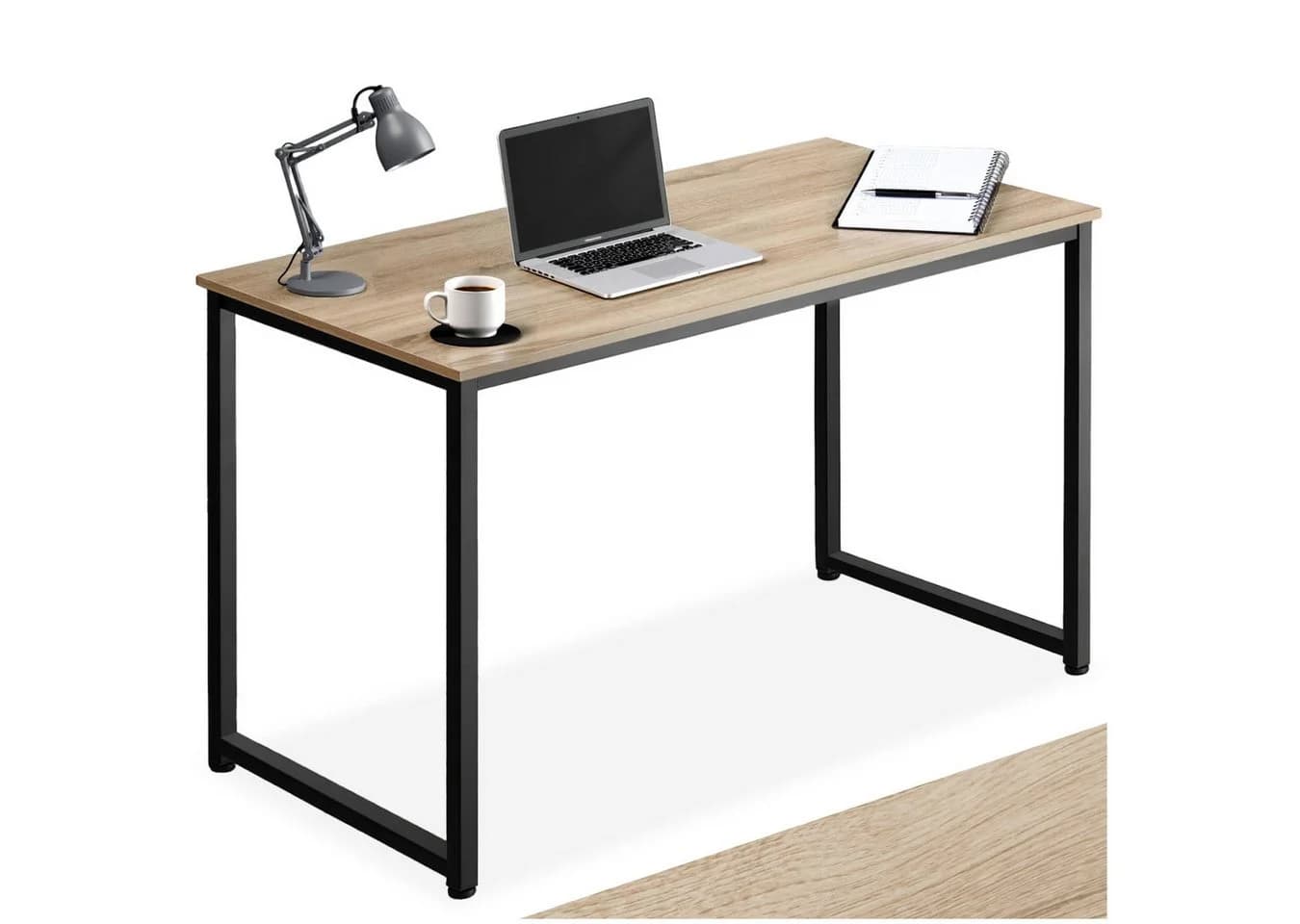 tectake Schreibtisch Flint Rustikaler Industrial Style Braun/Schwarz - Bild 3