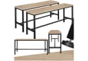 tectake Sitzbank 2er Set Industrial Style Bild 3