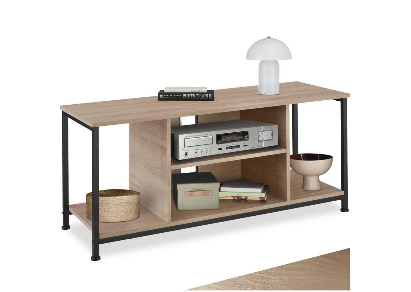 tectake Lowboard TV-Regal Industrial Style - Bild 3