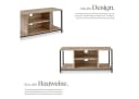 tectake Lowboard TV-Regal Industrial Style Bild 4