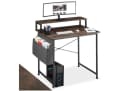 tectake Schreibtisch Everett 1-St. 1 tlg. Funktionaler Schreibtisch mit praktischer Ablage im Industrie-Look Bild 3