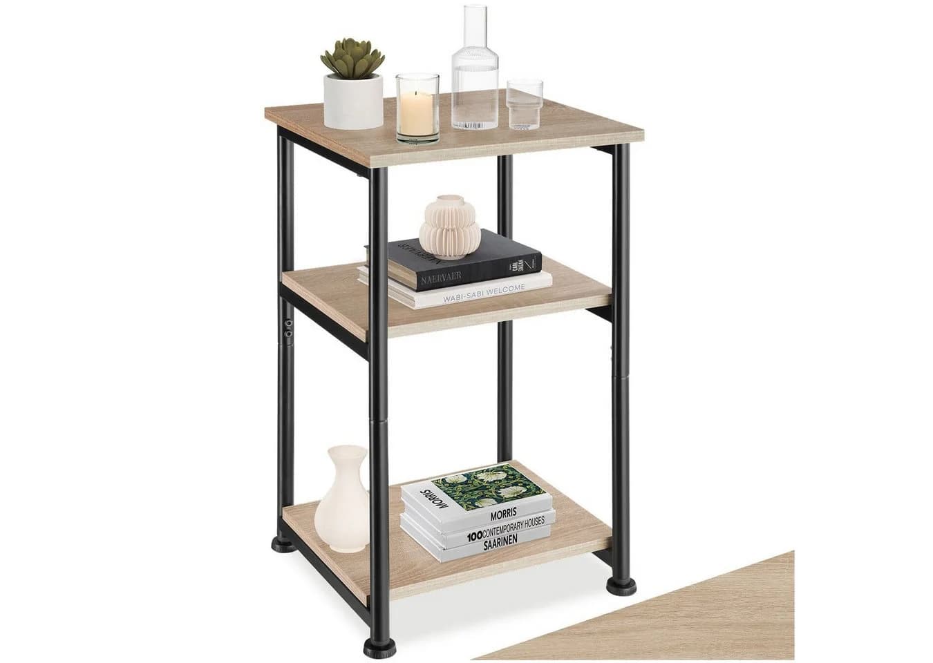 tectake Beistelltisch Memphis Industrial Style 3 Ablagen - Bild 2
