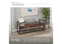 tectake Sideboard Maidenhead Industrial Style Glas Holz Bild 5