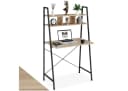 TecTake Schreibtisch Industrial Style Holzmaserung Stahlgestell Bild 2
