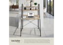 TecTake Schreibtisch Industrial Style Holzmaserung Stahlgestell Bild 3