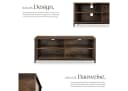 tectake Lowboard Sideboard Industrial Style Braun Stahl Bild 4