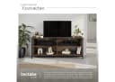 tectake Lowboard Sideboard Industrial Style Braun Stahl Bild 5