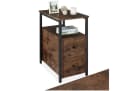 Tectake Nachttisch Industrial Style 2 Ablagen 2 Schubladen Bild 3