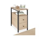 tectake® Nachttisch Industrial Style 2 Ablagen und 2 Schubladen Bild 1