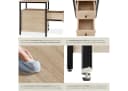 tectake® Nachttisch Industrial Style 2 Ablagen und 2 Schubladen Bild 5