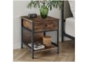 TecTake Nachttisch Industrial Style Ablage Schublade Staufach Bild 3