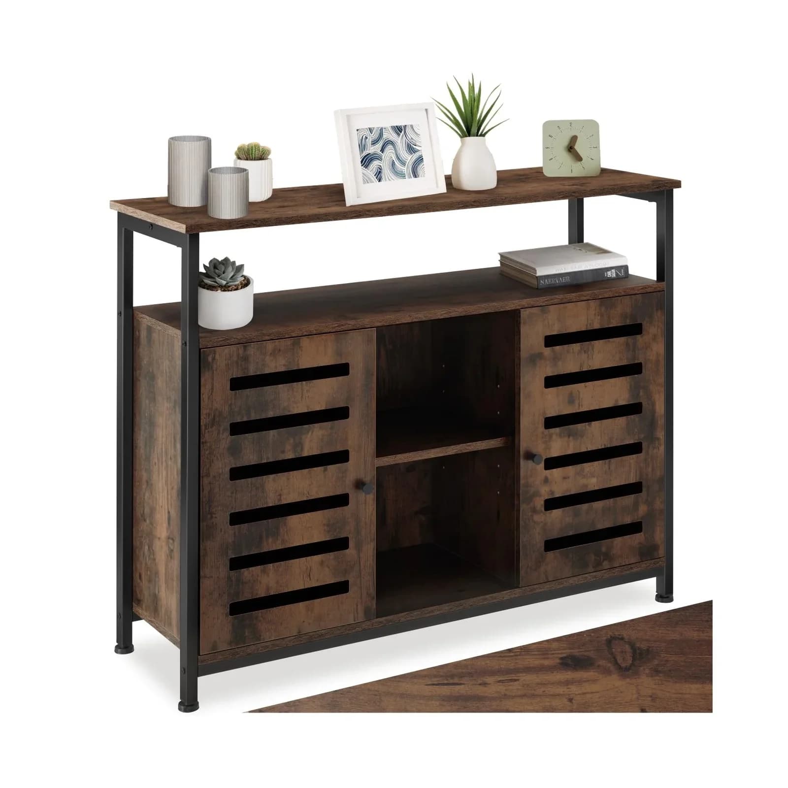 tectake Lowboard Sideboard Industrial Style