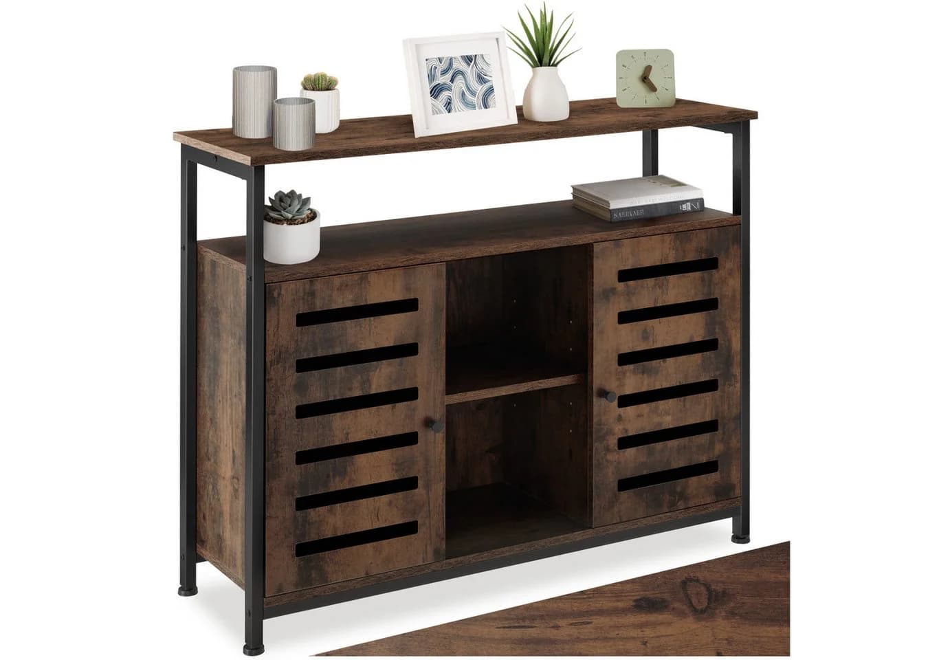 tectake Lowboard Sideboard Industrial Style - Bild 3