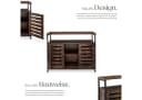 tectake Lowboard Sideboard Industrial Style Bild 4