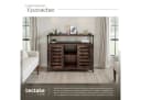 tectake Lowboard Sideboard Industrial Style Bild 5
