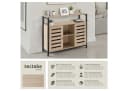 TecTake Sideboard Industrial Style 2 Ablagen 3 Staufächer Bild 2