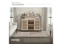 TecTake Sideboard Industrial Style 2 Ablagen 3 Staufächer Bild 5