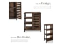 tectake Sideboard Industrial Style mit 3 offenen Fächern Bild 4