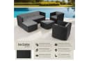 tectake Rattan Lounge für 5 bis 6 Personen UV-beständig variabel aufstellbar Bild 2