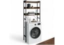 tectake Badregal Industrial Style Dunkelbraun Stahl Bild 3