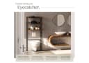 tectake Badregal Industrial Style Dunkelbraun Stahl Bild 4