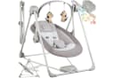 tectake Babyschaukel Dogs mit TrueSpeed-Technologie Grau Bild 2