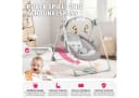 tectake Babyschaukel Dogs mit TrueSpeed-Technologie Grau Bild 3
