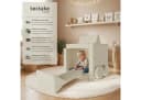 tectake Kindersofa Spielsofa Lilly 8-teilig Beige mit Schlaffunktion Bild 2