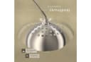 tectake Stehlampe Bogenleuchte LED Verstellbar Retro Nickel Matt Bild 4