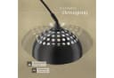tectake Stehlampe Bogenleuchte Schwarz Verstellbar Retro Design Bild 4