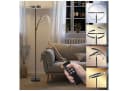 TECTAKE Stehlampe Deckenfluter LED Schwarz Modern mit Leselampe Bild 3