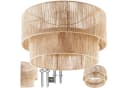 tectake Deckenleuchte Boho Jute-Lampe Lignea Lux Hängelampe Bild 3