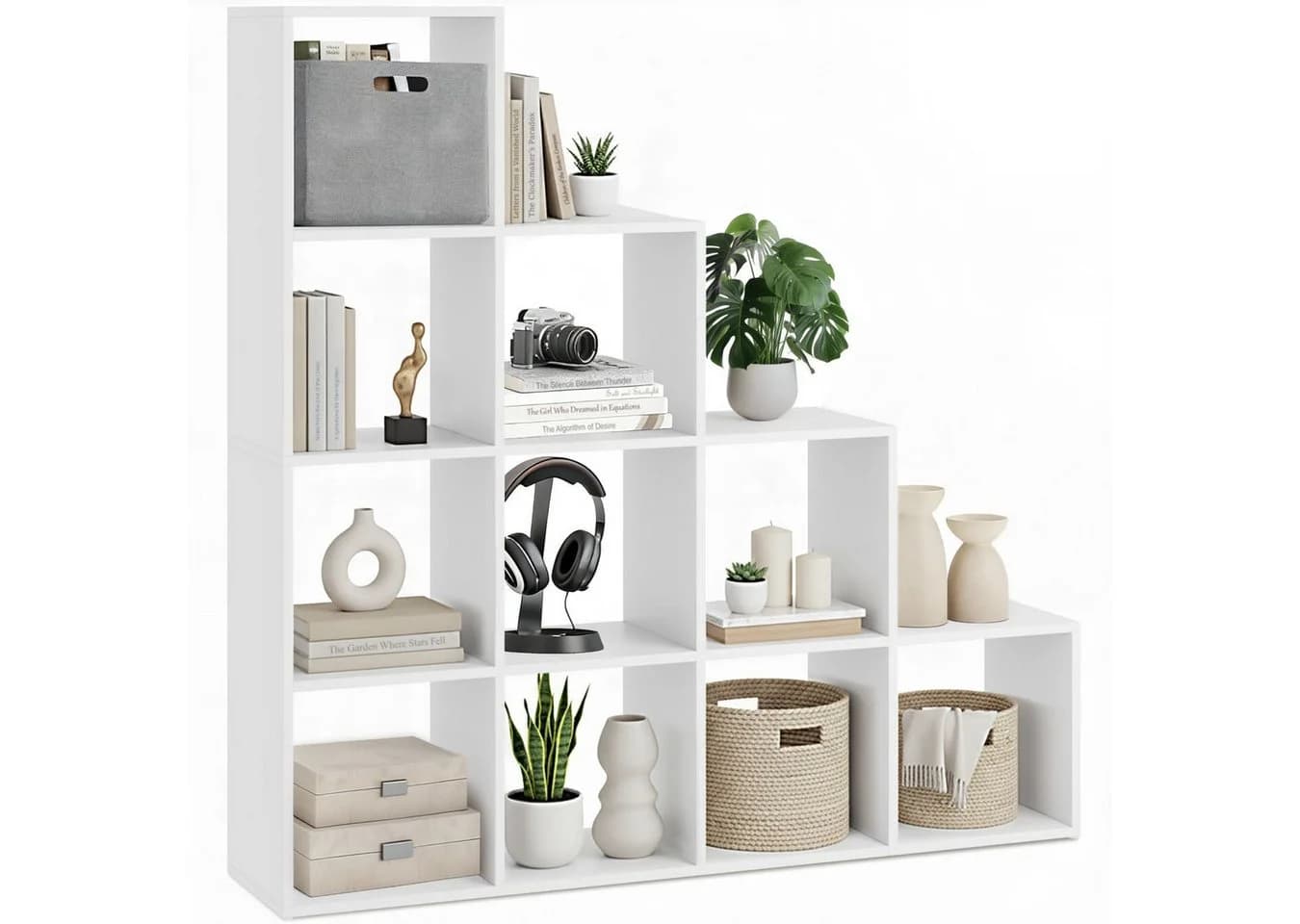 TECTAKE Bücherregal Talisa 10 Fächer Würfeldesign - Bild 2